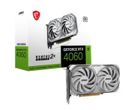 MSI GeForce RTX 4060 VENTUS 2X WHITE OC 8GB GDDR6 - 1172500 - zdjęcie 1
